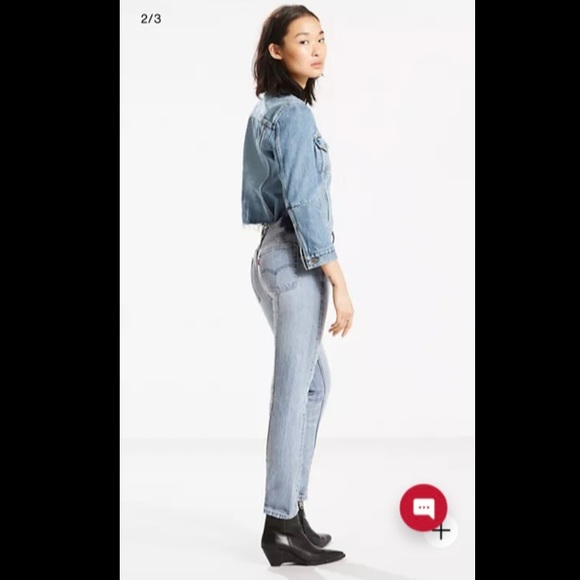 Levi’s Altered 501 Skinny Light Wash - Picture 3 of 5